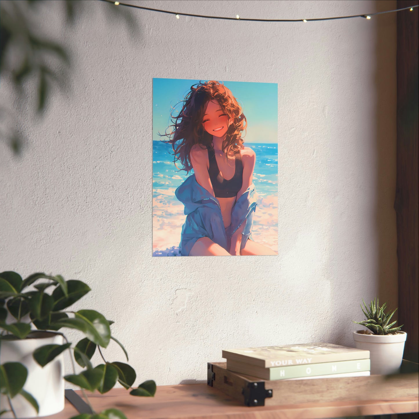 Last Day of Summer - Cute Anime Girl Poster