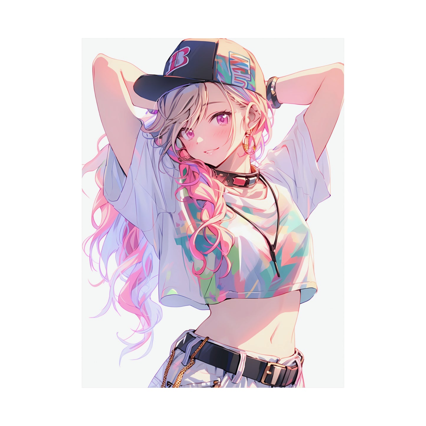 Pastel Kfashion Fit - Cute Anime Girl Poster