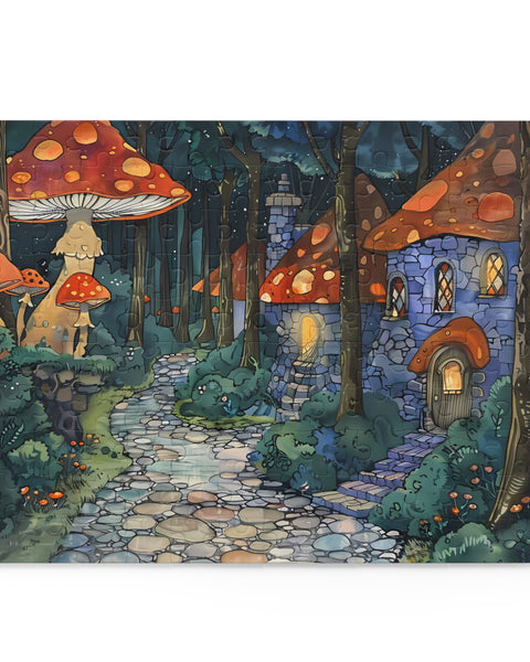 Shroom Village - Cozy Anime Puzzle