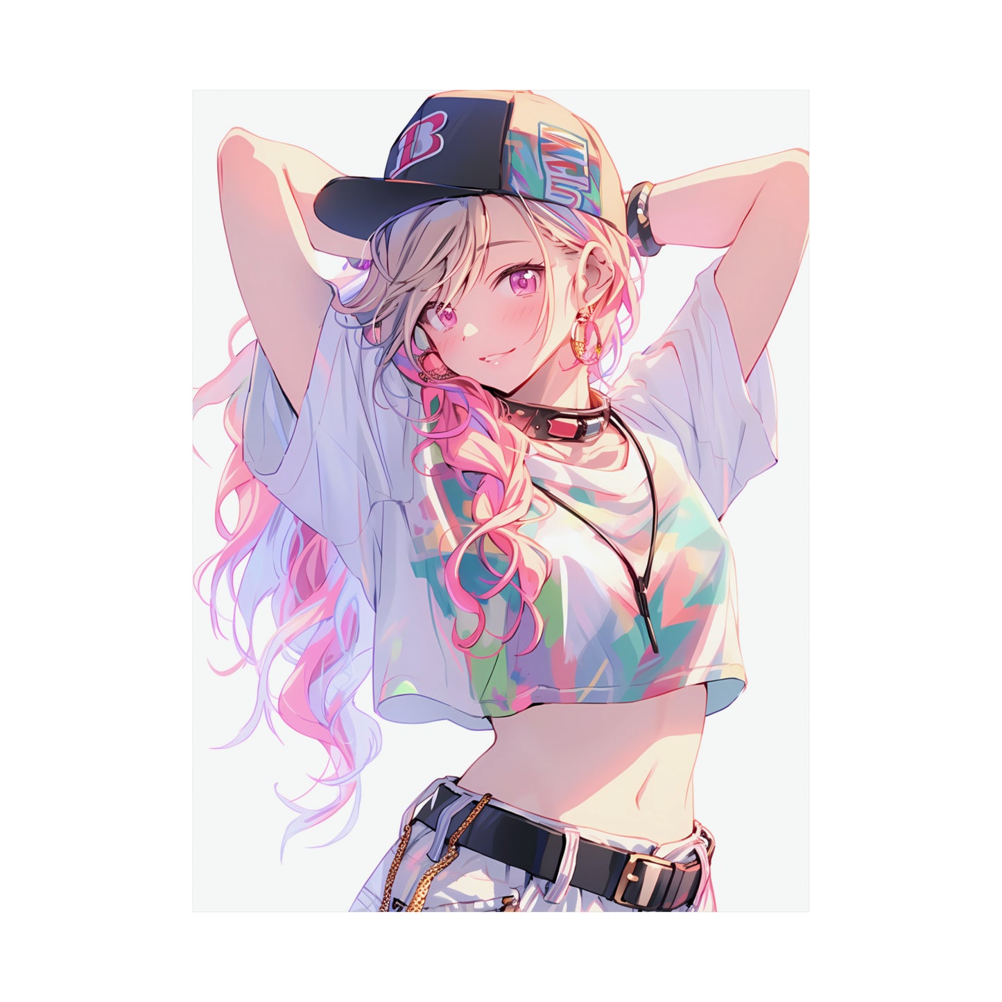 Pastel Kfashion Fit - Cute Anime Girl Poster