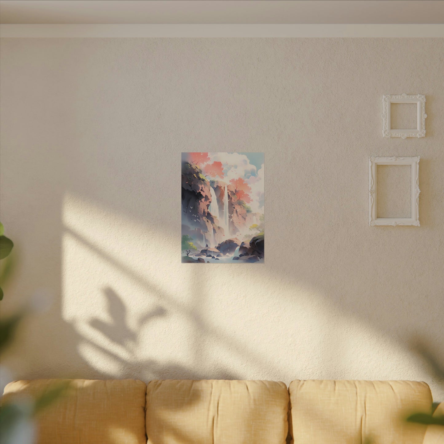 Sacred Space - Anime Watercolor Poster