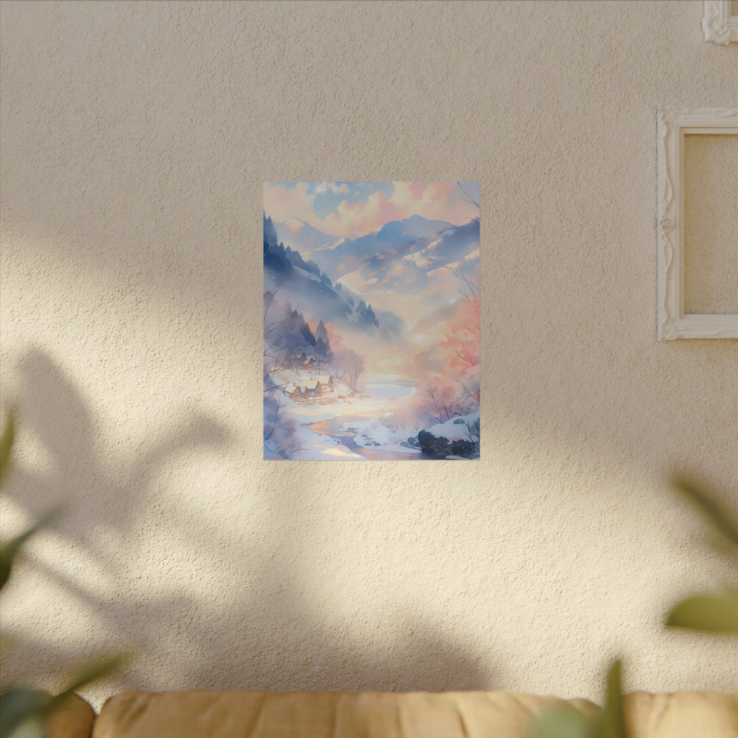 Quiet Haven - Anime Watercolor Poster