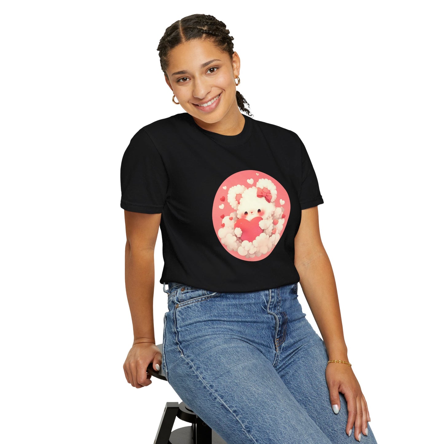 Affection - Anime Bear With Heart T-Shirt