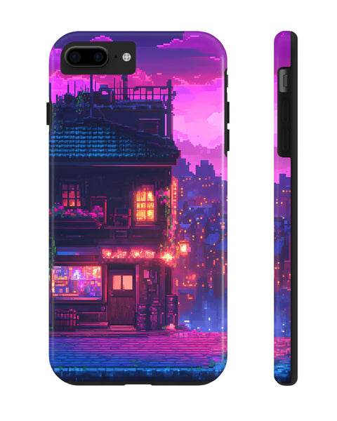Zeke's Pub - Cyberpunk Pixel Art Phone Case