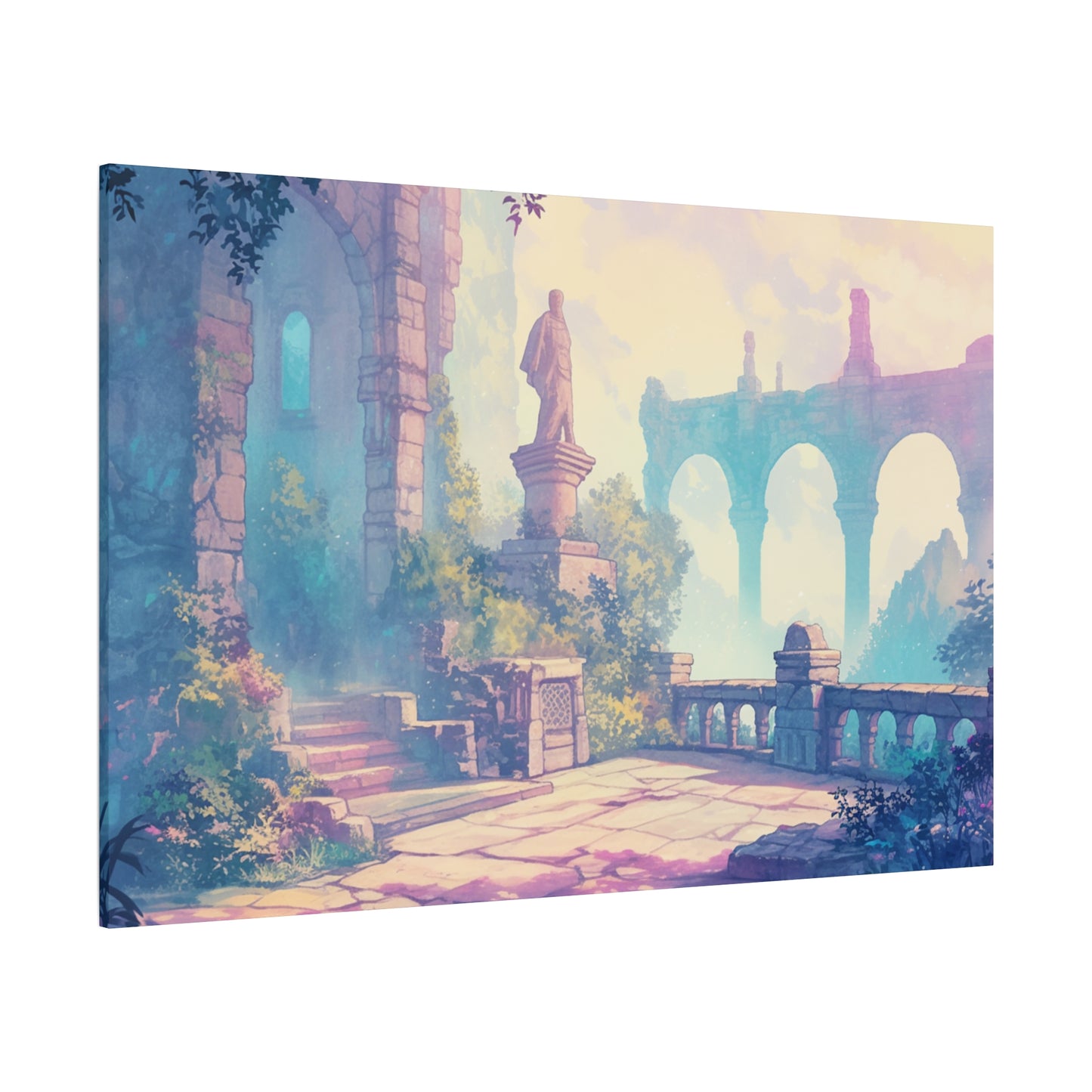 Shattered Citadel Ramia Anime Canvas Print