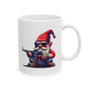 Garden Gnome With a Gun - Pixel Art Mug