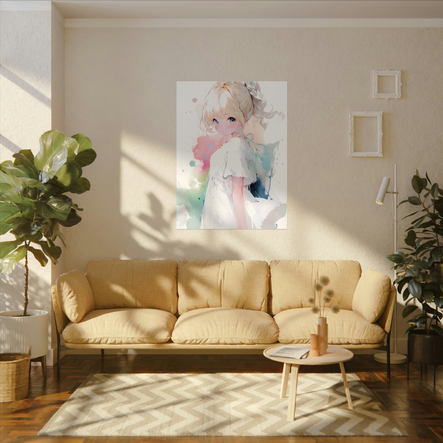 Would You Still Love Me - Cute Girl Watercolor Poster