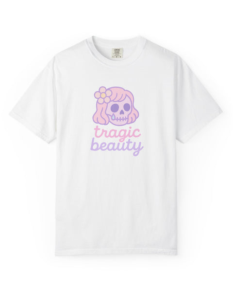 Tragic Beauty - Pastel Goth Skull T-Shirt