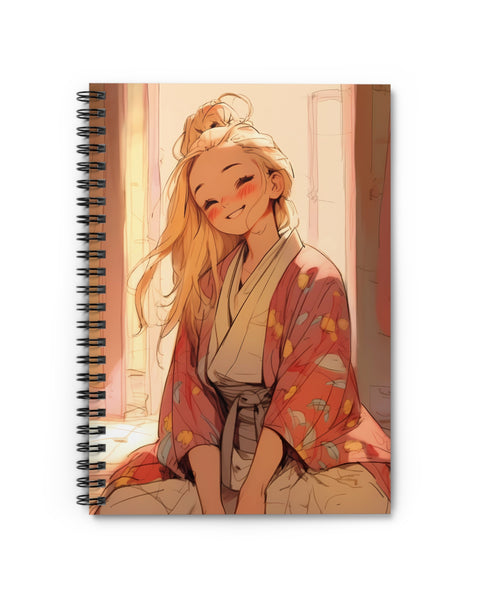 The Student - Cute Anime Girl Notebook
