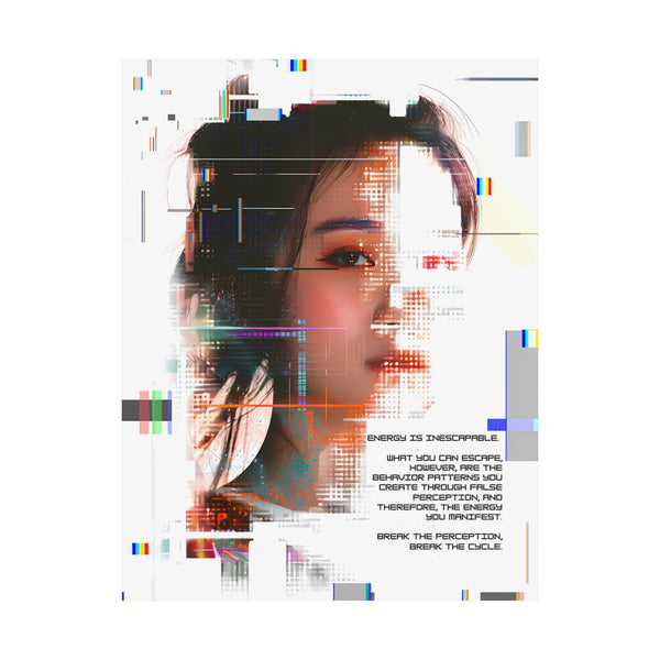 Break The Cycle - Glitchcore Poster