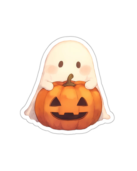 Spooky Spirit - Cute Ghost Sticker