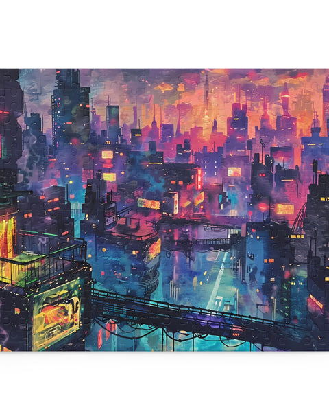 Formless City - Futuristic Cityscape Puzzle