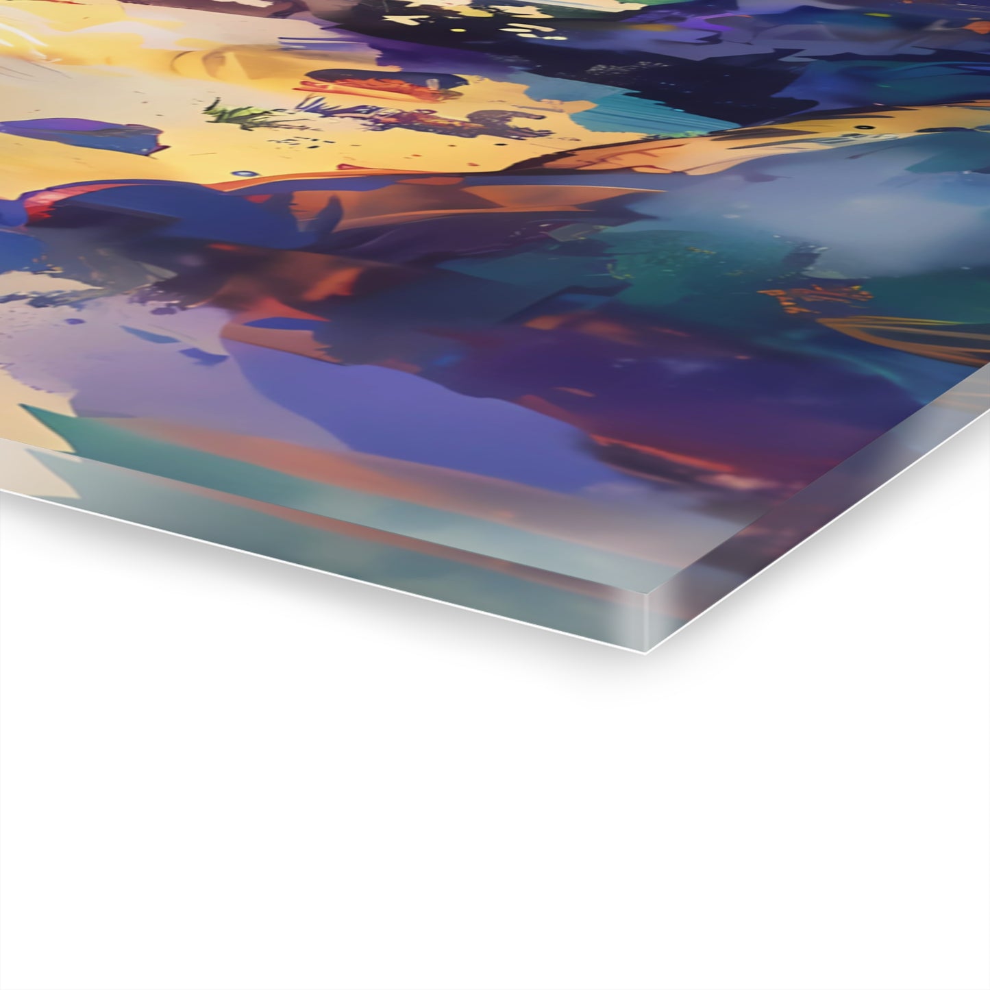 The Cove - Watercolor Glass Wall Art