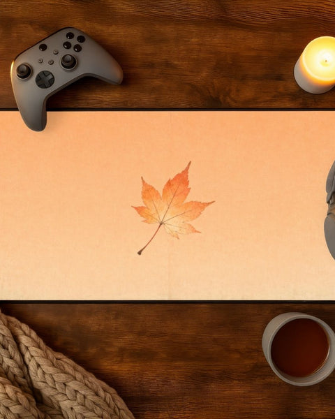 autumn leaf desk mat