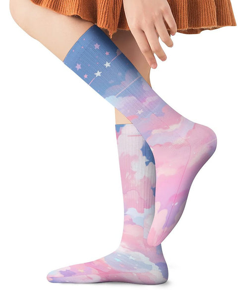 Starry Skies - Cute Anime Knee Socks
