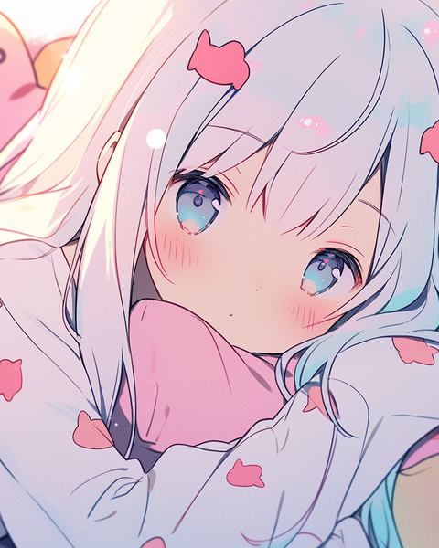 Pile of Plushies - Cute Anime Background