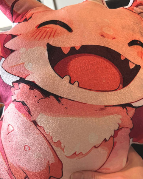 Plush dragon pillow