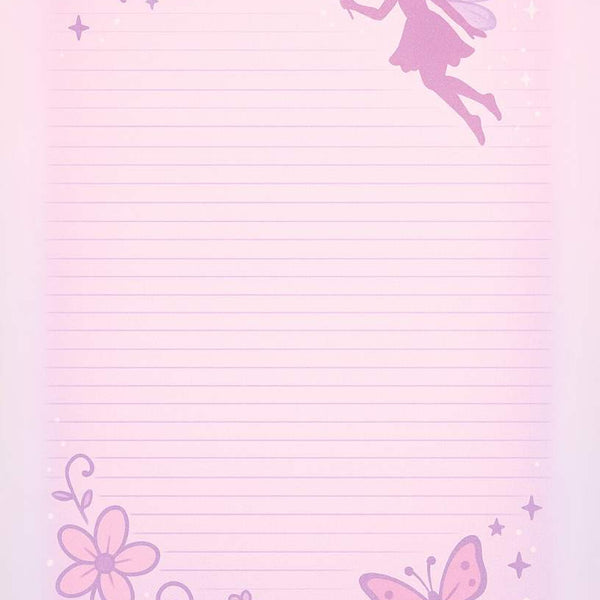 Pink Wishes - Cute Printable Fairy Paper