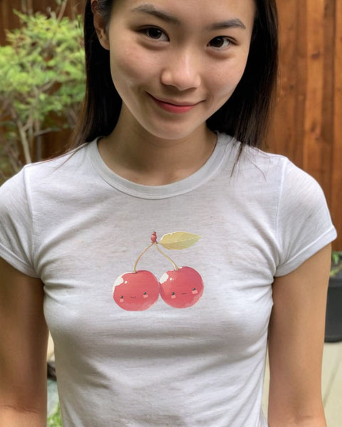 Perfect Pair - Cute Cherry Baby Tee