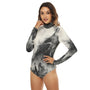 Shikoku - Long Sleeve Graphic Bodysuit