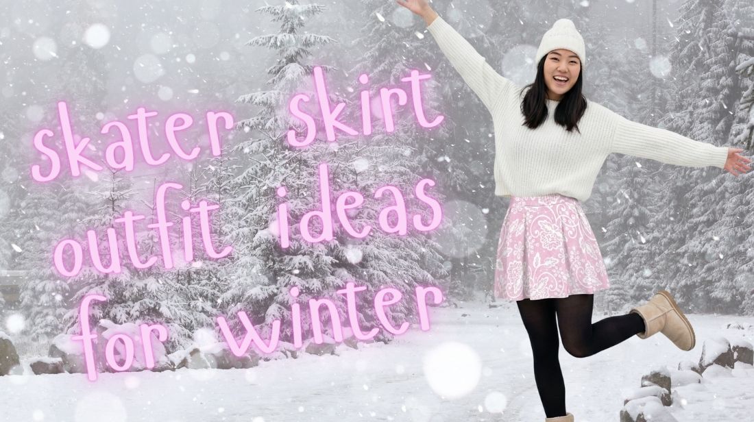 Skater Skirt Outfit Ideas For Winter