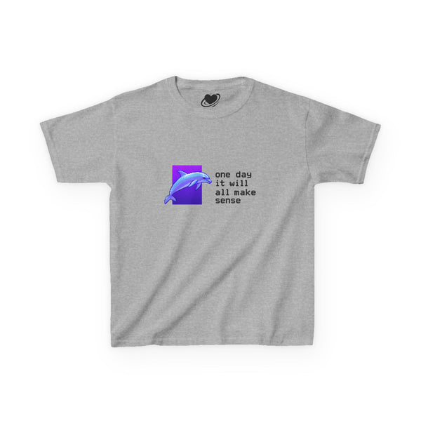 Message From The Future - Vaporwave Dolphin Baby Tee