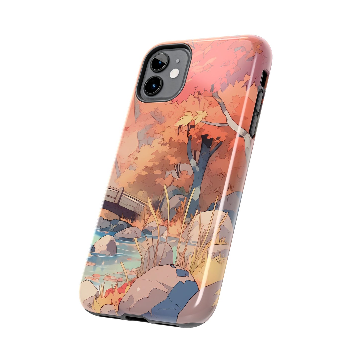 Amberglow - Anime Fall Phone Case