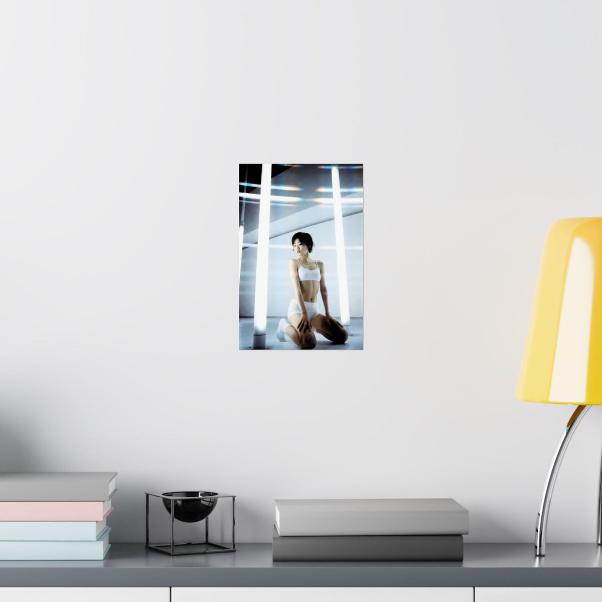 Light Chamber -  Dreamy 2000's Futurism Pinup Poster