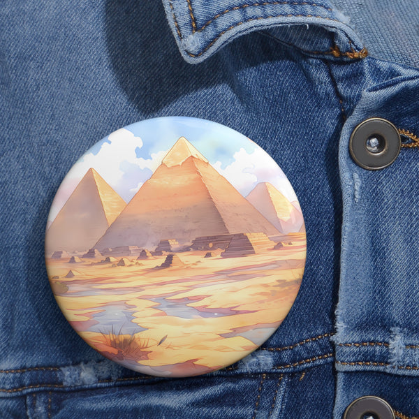 Giza Portal Genesis - Anime Button Pin
