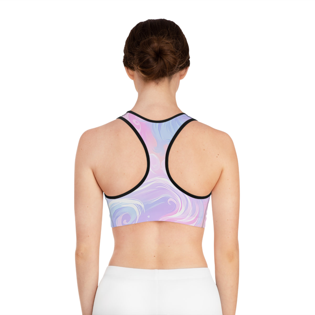 Cotton Candy Swirls - Soft Sleep Bra