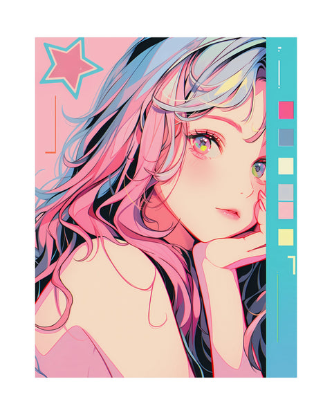Stardom - Anime Girl Poster