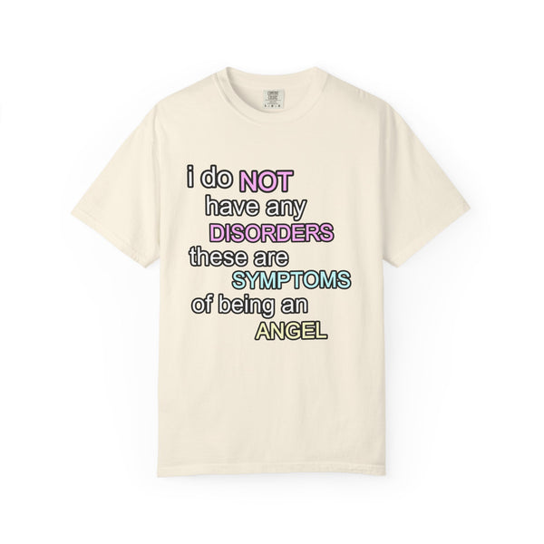 Symptoms of Being an Angel - Cute Graphic T-Shirt