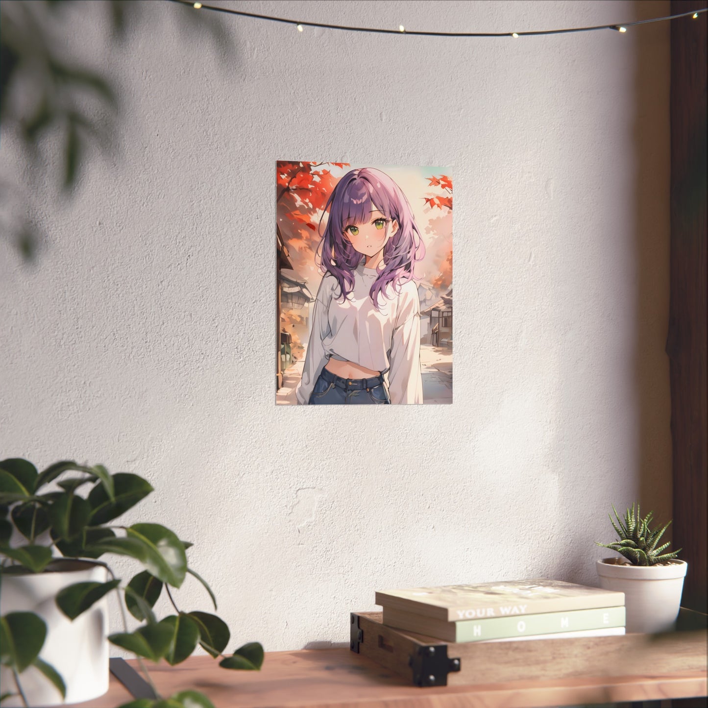 October Stories - Cute Anime Girl Poster