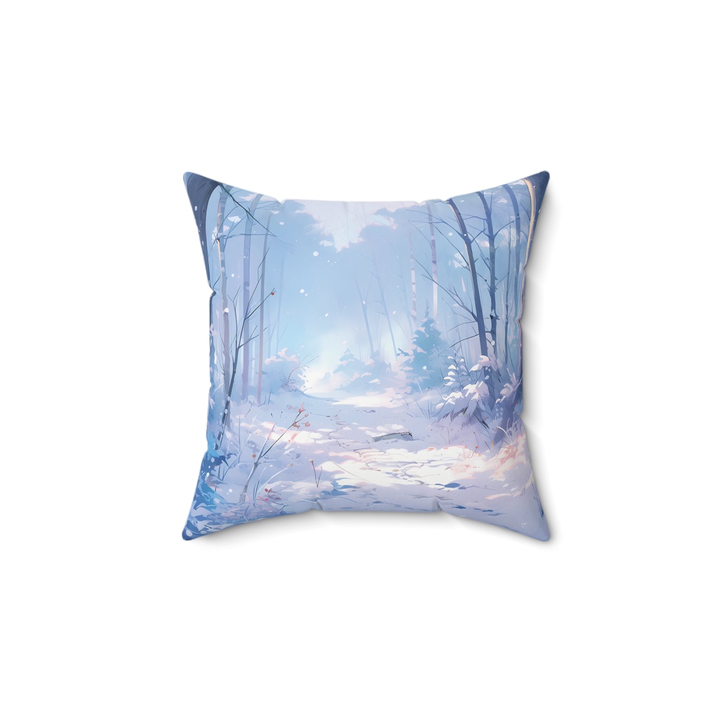 Wolf of Winter - Anime Throw Pillow