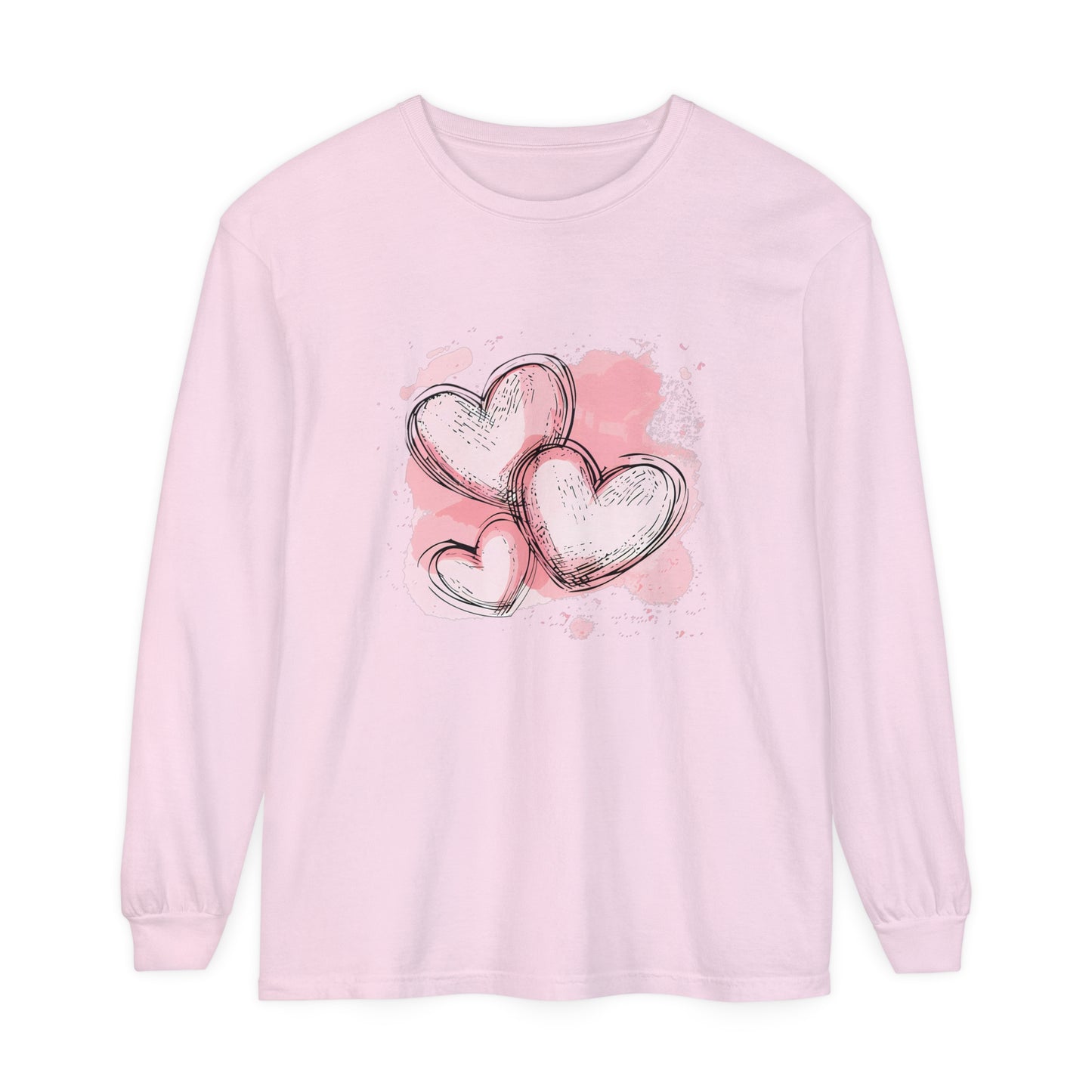 Heartbeats - Cute Long-Sleeve T-shirt