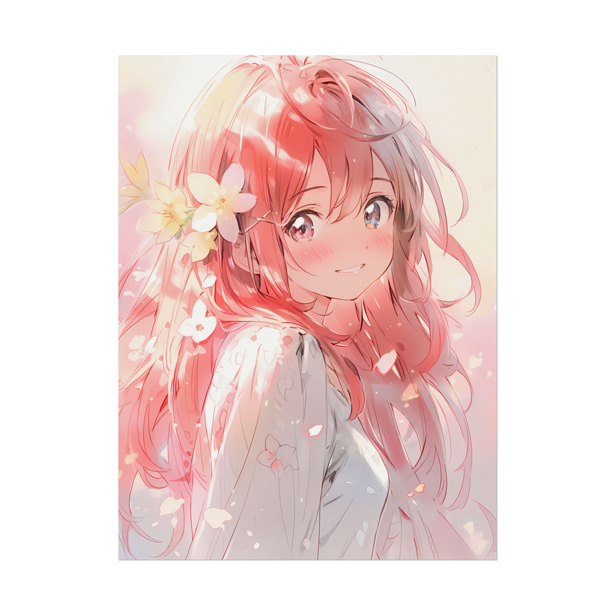 The First Child Autumn EX - Anime Watercolor Poster