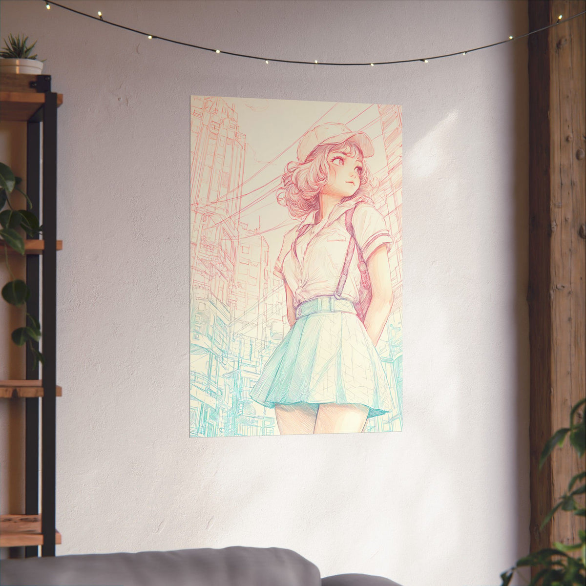 Versa of Corinth - Pastel Anime Girl Poster