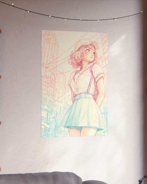 Versa of Corinth - Pastel Anime Girl Poster