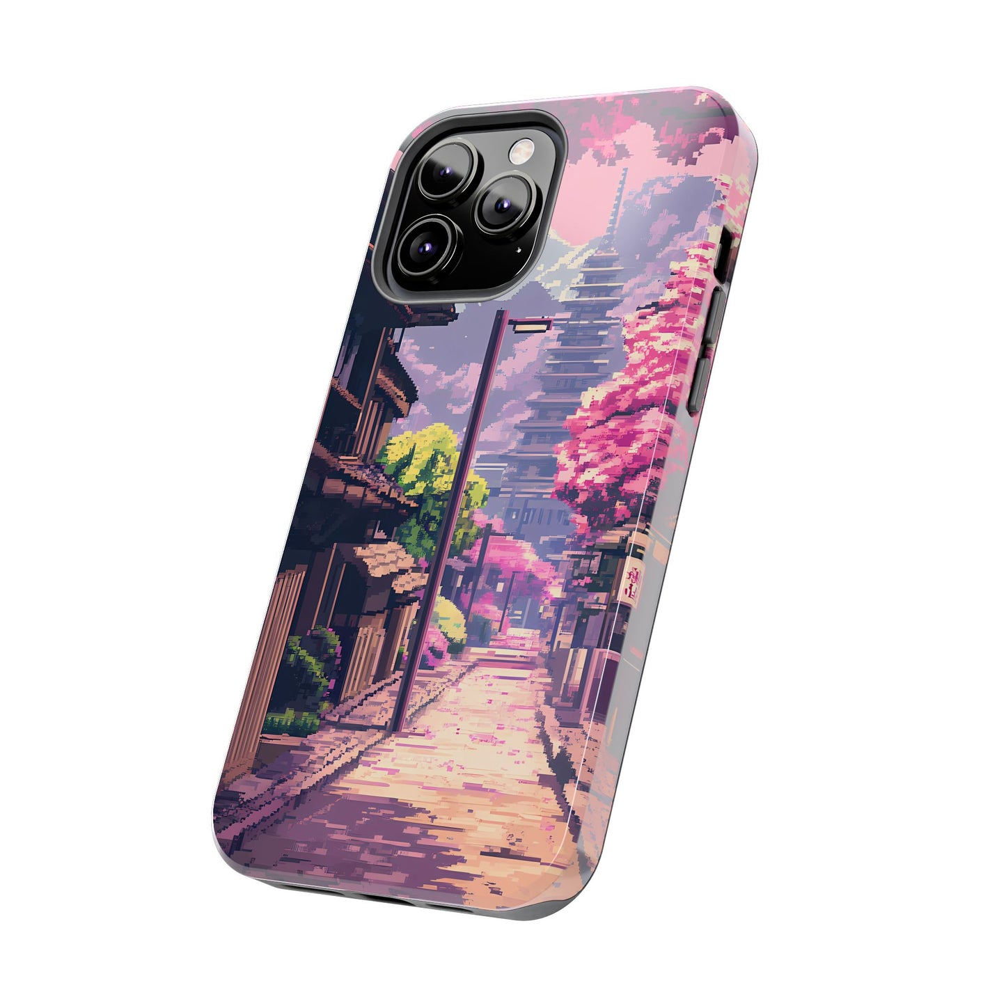 Temple Street - Anime Cherry Blossom Phone Case