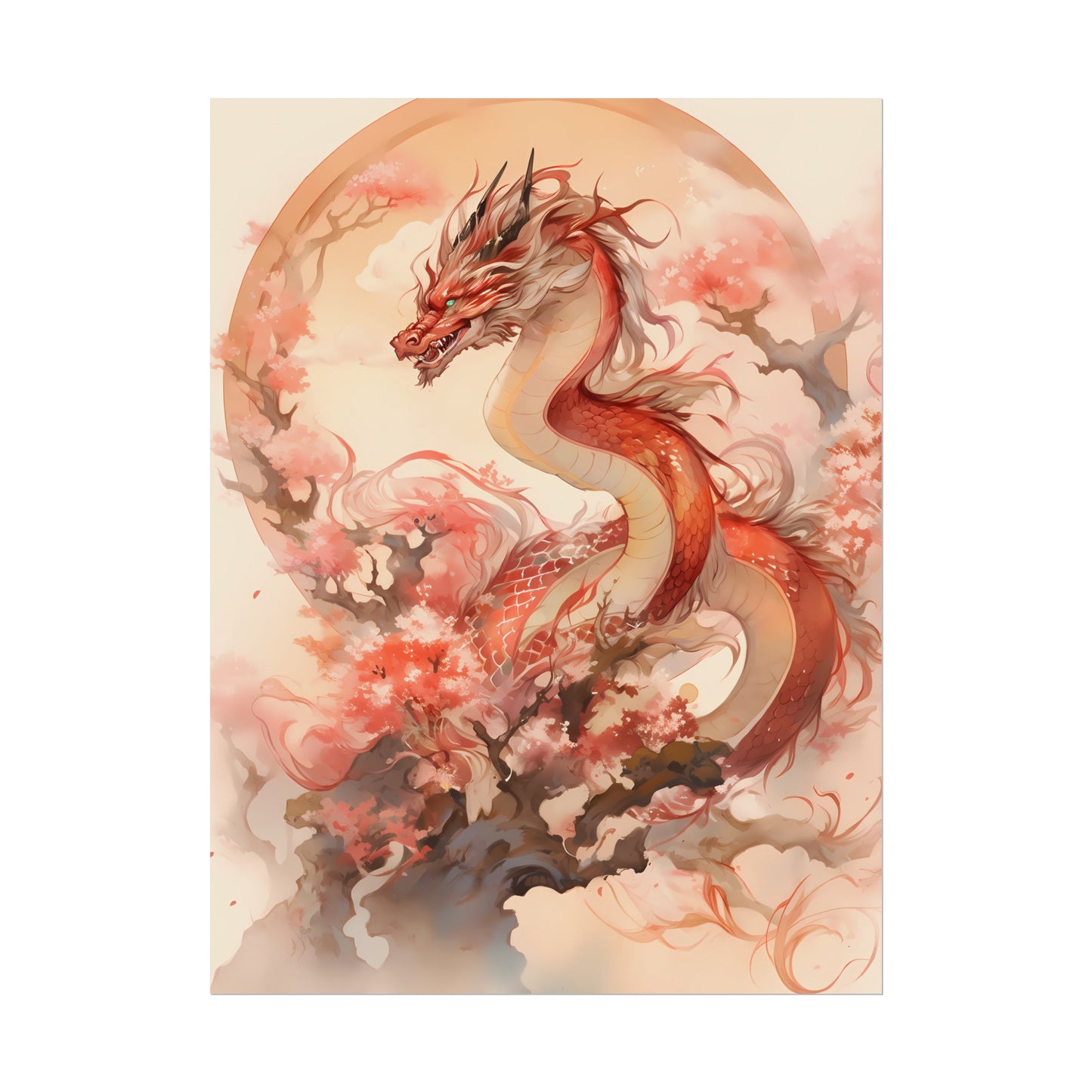 Birth of the Dragon - Chinese Art Poster