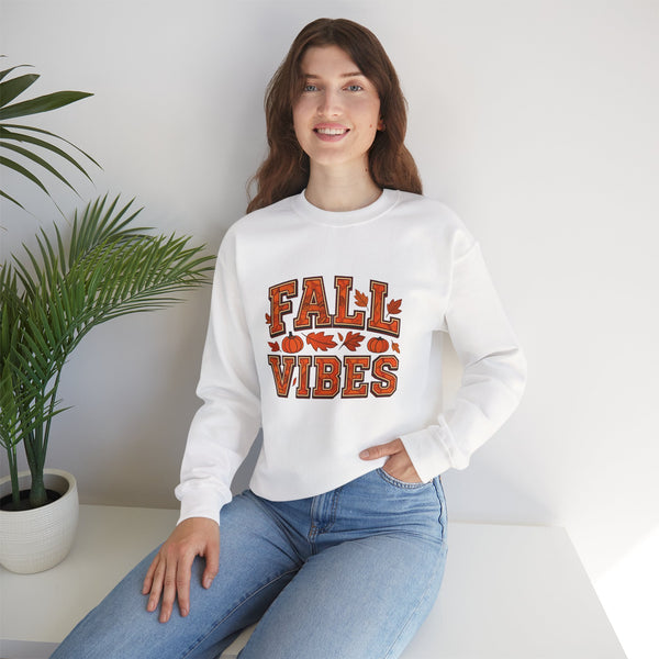 Fall Vibes - Cute Fall Graphic Sweatshirt