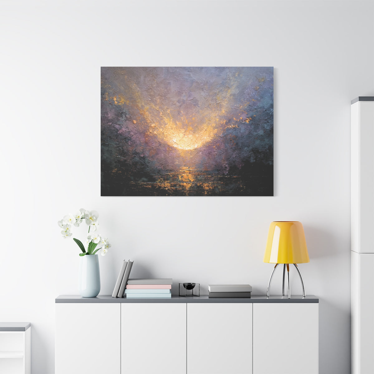 Angelic Visitation - Abstract Textured Wall Art