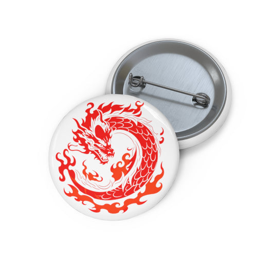 Red Dragon Clan - Anime Button Pin
