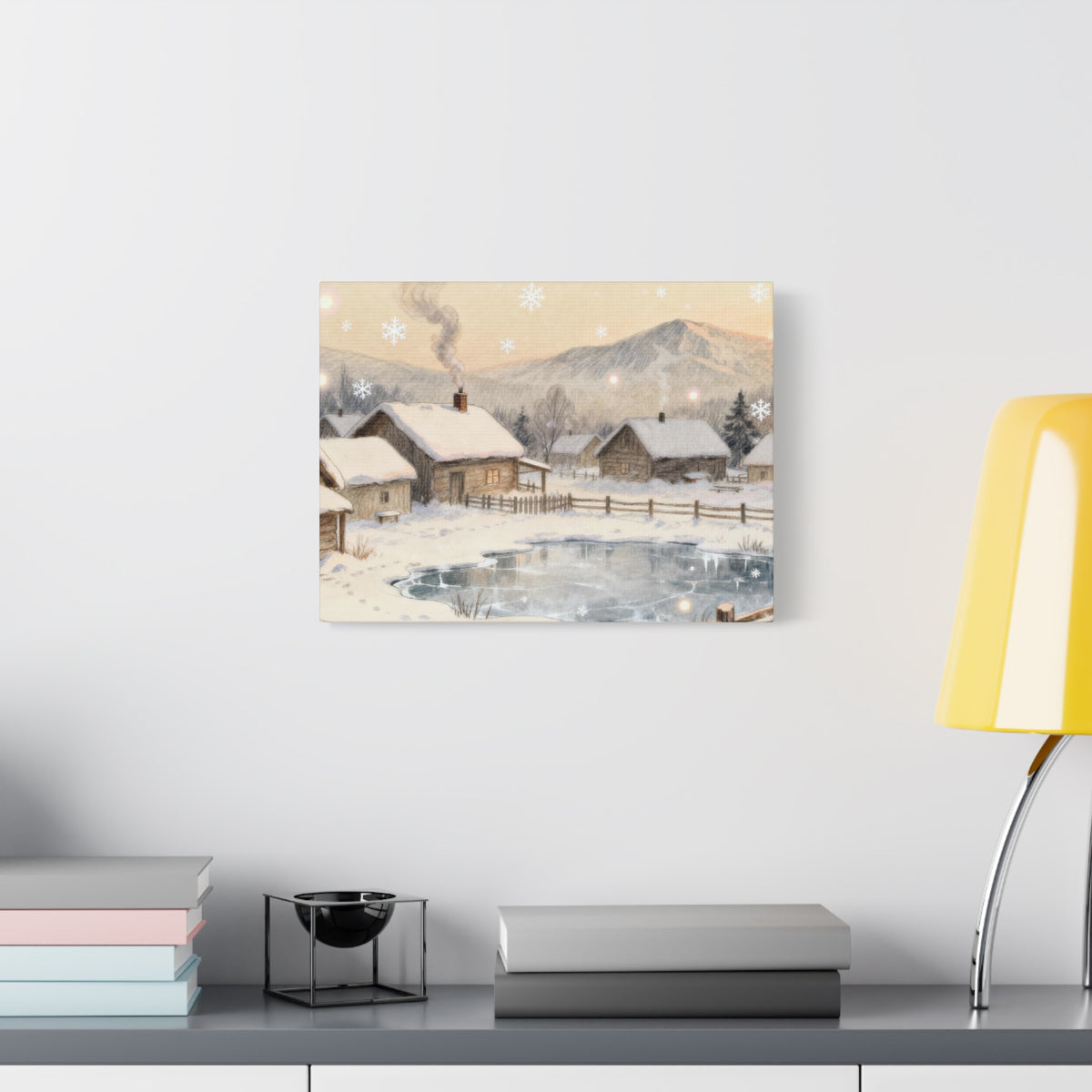 Another Winter - Cozy Anime Canvas Print