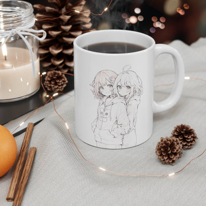 Best Friends - Cute Anime Mug