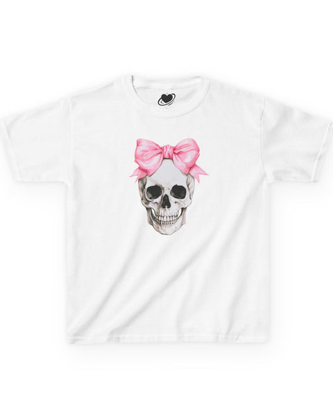 Coquette Skull - Vintage Style Baby Tee