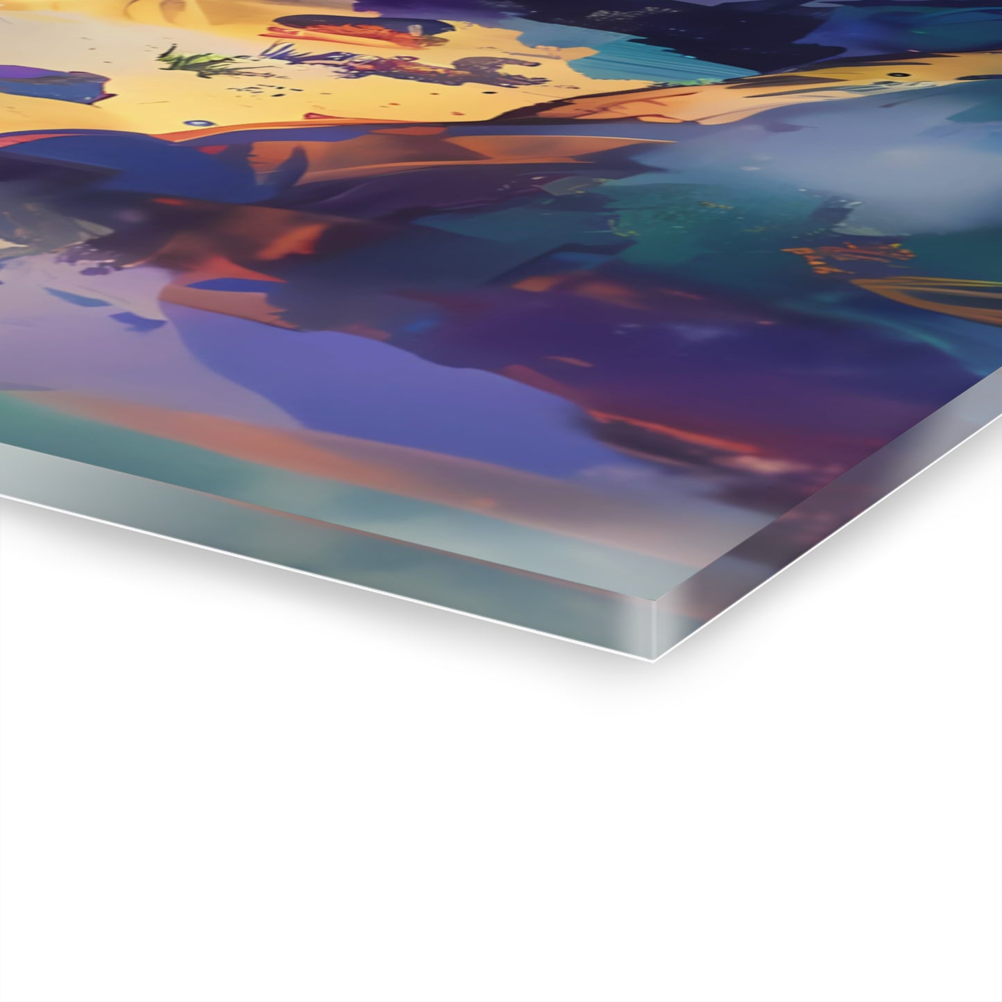 The Cove - Watercolor Glass Wall Art