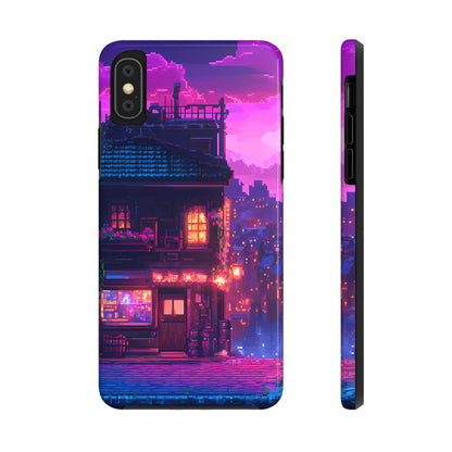 Zeke's Pub - Cyberpunk Pixel Art Phone Case