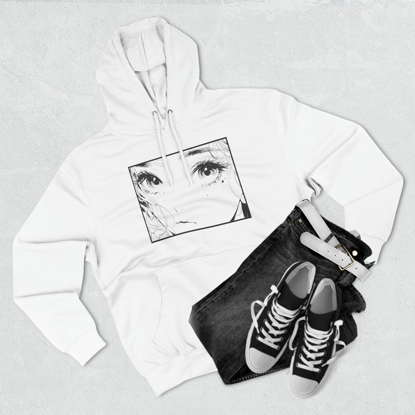 Shoujo vs. Shounen Manga - Premium Pullover Hoodie