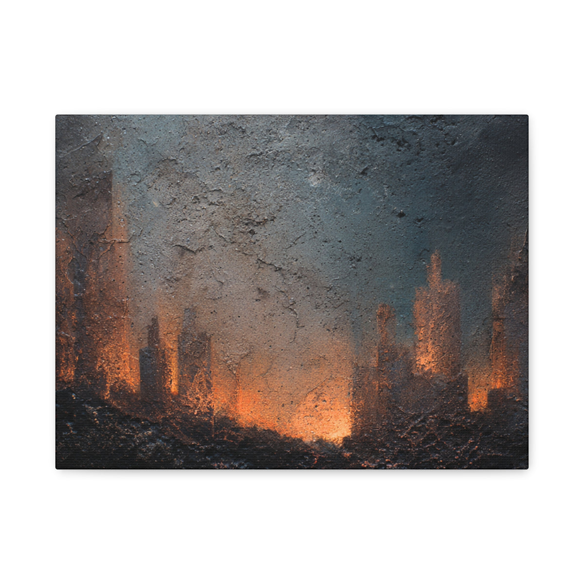 Tears Edge - Abstract Textured Wall Art